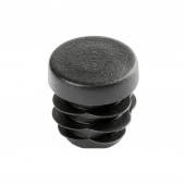 Заглушка для труб D-18 круглая, черная