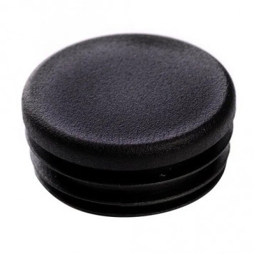 Заглушка для труб D-22 круглая, черная 26-0030