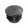 Заглушка для труб D-38 круглая, черная 26-0080