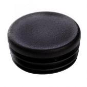 Заглушка для труб D-45 круглая, черная 26-0110