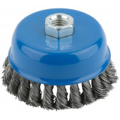 Щётка 249326 для болгарки чашечная, плетенная 75 х М14 мм