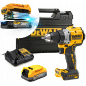 Шуруповёрт DCD800E1T-QW безударный бесщеточный 1 АКБ x 1.7 А/ч 18В POWERSTAK, в кейсе TSTAK DEWALT
