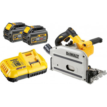 Пила DCS520T2-QW дисковая бесщеточная погружная 165 мм, 2х6 А/ч XR FLEXVOLT 54V DEWALT-4