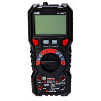 Мультиметр DL334303 многофункциональный цифровой DELI