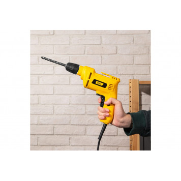 Дрель DL-DZ10-E1 сетевая 500 Вт, быстрозажимной патрон 10 мм DELI-23