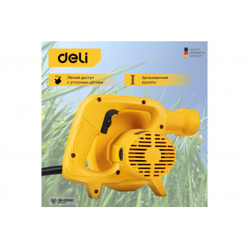 Воздуходувка DL-GF35-E1 электрическая 600 Вт DELI-9