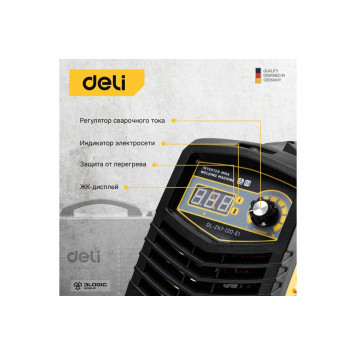 Сварочный аппарат инверторный DL-ZX7-120-E1 20-120А, 4,8кВт Deli-2