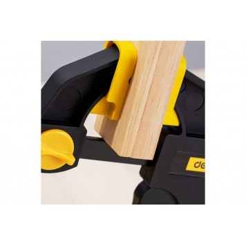 Струбцина DL110118 пистолетная быстрозажимная, 450x70мм Deli-1