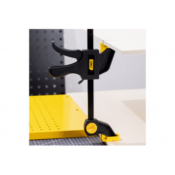 Струбцина DL110124 600x70мм пистолетная быстрозажимная Deli-3