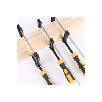 Струбцина DL111230 F-образная 300x120мм, Deli-3