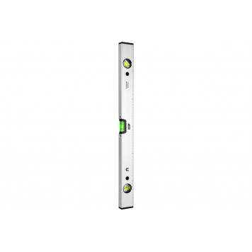 Уровень DL700600B строительный магнитный 3 глазка, 600мм, Deli