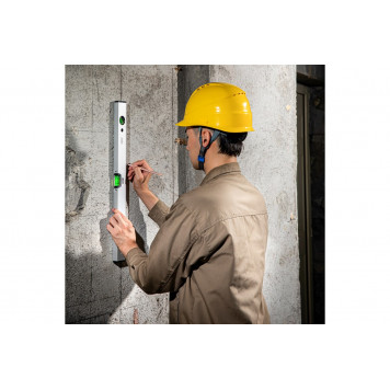 Уровень DL700600B строительный магнитный 3 глазка, 600мм, Deli-4