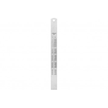 Линейка DL8020Y стальная 200мм, нержавеющая сталь Deli-1