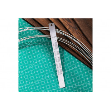 Линейка DL8020Y стальная 200мм, нержавеющая сталь Deli-7