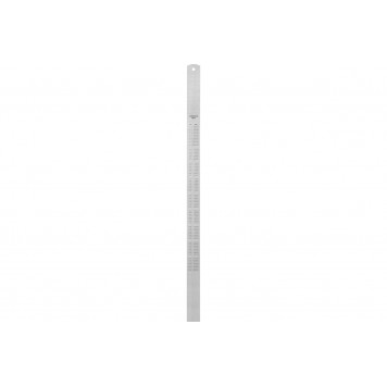 Линейка DL8050Y стальная 500мм нержавеющая сталь Deli-1