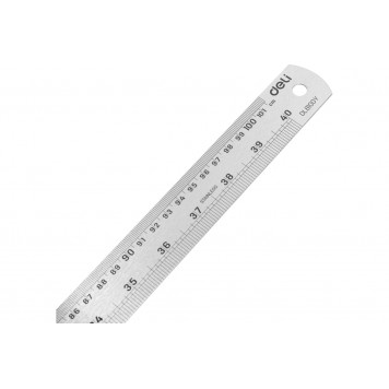 Линейка DL8100Y стальная 1000мм, нержавеющая сталь Deli Линейка DL8100Y стальная 1000мм, нержавеющая сталь Deli