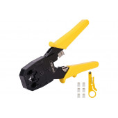 Инструмент DL2468 для обжима и зачистки проводов (4P,6P,8P) 200 мм Deli