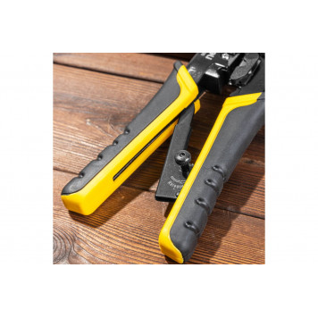 Клещи обжимные DL4971 с храповым механизмом (4P,6P,8P) 200 мм Deli-6