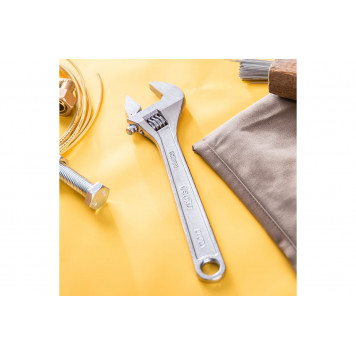 Ключ DL010A разводной 250 мм, 0-30 мм хромированный DELI-4