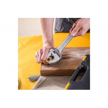 Ключ DL012A разводной 300 мм, 0-36 мм хромированный DELI-5