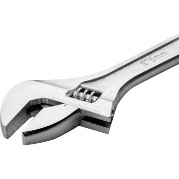 Ключ DL015A разводной 350 мм, 0-46 мм хромированный DELI-1