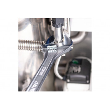 Ключ DL015A разводной 350 мм, 0-46 мм хромированный DELI-4