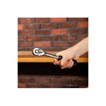 Трещотка DL2421 3/8" 200 мм, 45 зубьев DELI-5