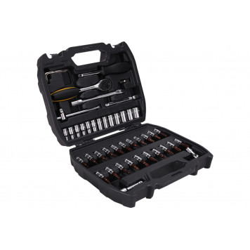 Набор DL1046 торцевых головок и ключей 46шт 1/4", Deli-1