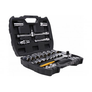 Набор DL1032 торцевых головок и ключей 32шт 1/2", Deli-1