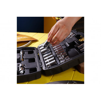 Набор DL1032 торцевых головок и ключей 32шт 1/2", Deli-3