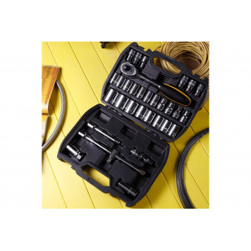 Набор DL1032 торцевых головок и ключей 32шт 1/2", Deli-4