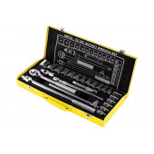 Набор DL2024 торцевых головок и ключей 24 предмета 1/2", Deli