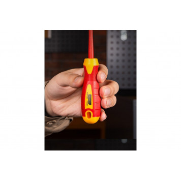 Отвёртка DL514080 диэлектрическая до 1000В крестовая PH1х80 мм Deli-5