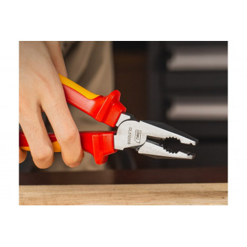 Плоскогубцы DL512008 диэлектрические до 1000В, 200 мм Deli-4