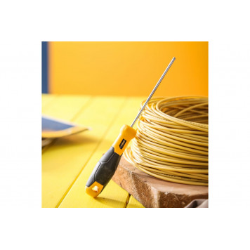 Отвёртка шлицевая DL6331001 3х100 мм, CR-V Deli-2