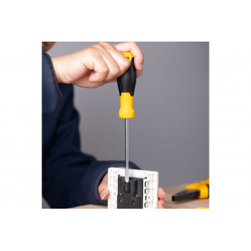 Отвёртка шлицевая DL6351001 5х100 мм, CR-V Deli-2