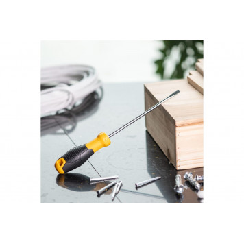 Отвёртка шлицевая DL6351501 5х150 мм, CR-V Deli-1