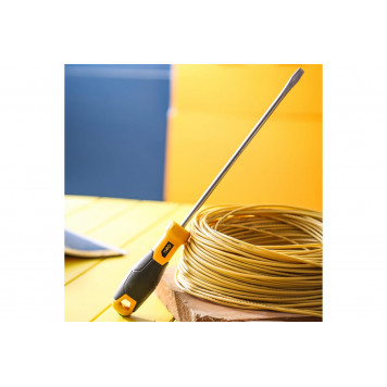 Отвёртка шлицевая DL6362001 6х200 мм, CR-V Deli-4