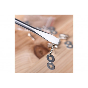 Отвёртка шлицевая DL6382001 8х200 мм, CR-V Deli-2