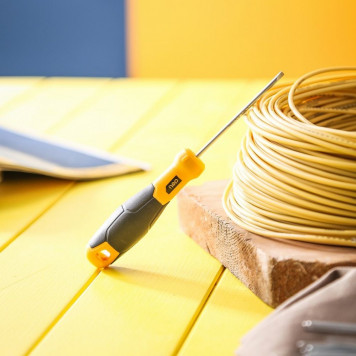 Отвёртка крестовая DL635075 PH1x75 мм, CR-V Deli-1