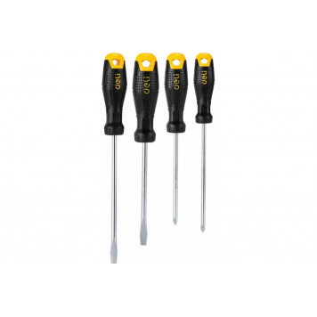 Набор DL620004 отверток 4шт. SL5x100 + SL6x150 + PH1x100 + PH2x150, Deli