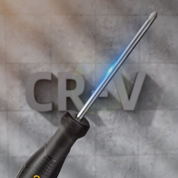 Отвёртка DL625100 крестовая PH1x100мм, CR-V Deli-5