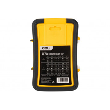 Набор DL3565 прецизионных отверток, 65 предметов Deli-8