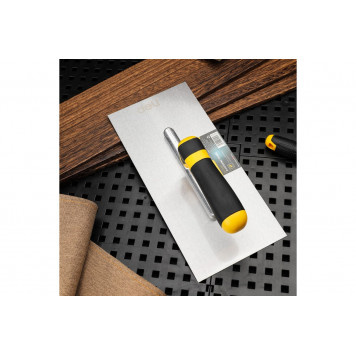 Мастерок  DL509311 кельма штукатурная, прямоугольная 280х130мм, Deli-4