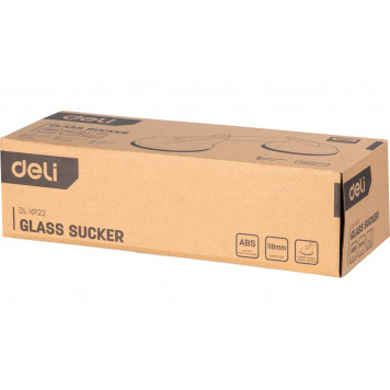 Присоска DL-XP22 двойная для стекла 2х118мм (80кг), Deli-6