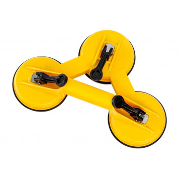 Присоска DL-XP23 для стекла тройная 3х118мм, 120кг, Deli