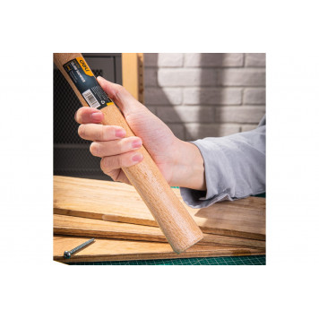 Молоток DL5250 c гвоздодером, 500 гр. Deli-3