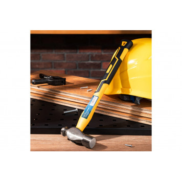 Молоток DL443016 рихтовочный 450гр, фиберглассовая рукоять, Deli-5