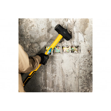 Кувалда DL6914  с ручкой из стекловолокна 5,4 кг, Deli-1