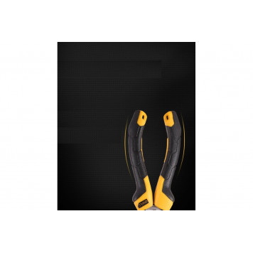 Удлиненные плоскогубцы DL2106Z 160мм, с прорезиненной рукоятью, Deli-6